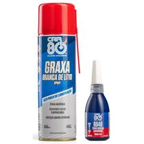 Kit Car80 Grafite Spray E Silicone Forma Junta Cinza 8099