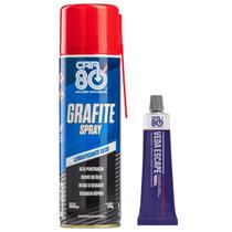 Kit Car80 Grafite Spray E Veda Escape Escapamento