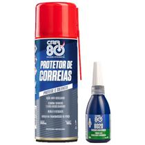 Kit Car80 Protetor De Correia E Trava Rosca E Porcas 8020