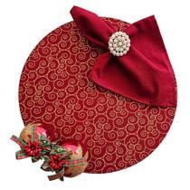 Kit Caracol Natal 8 Lugares Capa Souspla Base Guard Anel PG