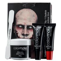 Kit Caracterização para Efeitos Especiais Halloween Terror Sangue Artificial Colormake