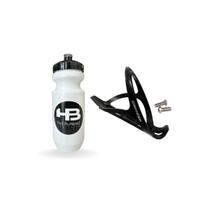 Kit Caramanhola garrafa água bike HB 500 ml + suporte