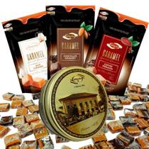 Kit Caramelos - Gourmet + Lata Decorativa Retrô - Santa Rita