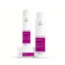 Kit Carbon Restore: Reconstrução e Hidratação Profunda Shed Professional