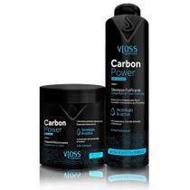Kit Carbon Shampoo E Máscara, Carvão Ativo Para Fios Fortes