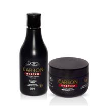 Kit Carbon System Sanro Cosméticos 300g ( shampoo + máscara)