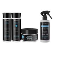 Kit Carbono - Shampoo 300ml+Condicionador 300ml +Máscara 250g + Tratamento Obrigatório 250ml NatuMaxx