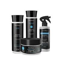 Kit Carbono - Shampoo 300ml + Condicionador 300ml + Máscara 250g + Uso Obrigatório 250ml NatuMaxx - NATUMAXX COSMETICOS