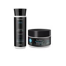 Kit Carbono - Shampoo 300ml + Máscara 300g Natumaxx