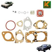 Kit carburador 35 pdsit solex simples chevette marajó 1982 em diante com baquelite 34160411b