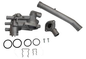 Kit Carcaça Válvula Termostática Tubo Tampa Gol G5 1.0 1.6