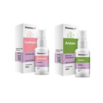 Kit Cardioplus + Anizen Tratamento Cães Gatos Homeopet 30ml Kit Cardioplus + Anizen Tratamento Cães Gatos Homeopet 30ml