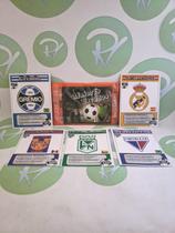 Kit Cards 2.5 - MAIORES ESCUDOS DE FUTEBOL - Cards Figurinhas brincadeira de Bater Bafo - 25 Pacotes (100 cards) - VMR