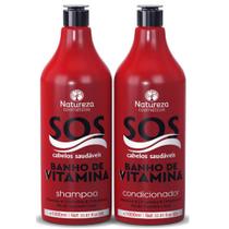 Kit Care SOS Natureza - Banho de Vitamina Shampoo + Condicionador 2x1litro