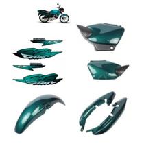 Kit Carenagem 2002 á 2003 Completa Verde Boituva Adesivado Kit Carenagem 2002 á 2003 Completa Verde Boituva Adesivado