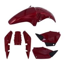 Kit Carenagem 3 Peças Cromo Forte Moto Honda Titan 150 2004 2005 2006 2007 2008 Substituição Alta Resistência