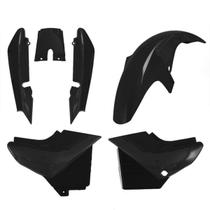 Kit Carenagem 3 Peças Cromo Forte Moto Yamaha YBR 125 2000 2001 2002 2003 2004 2005 2006 2007 2008 Substituição Alta Resistência