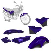 Kit Carenagem 3 Peças Moto Ybr 125 Ano 2000 2001 2002 2003 2004 2005 2006 2007 2008