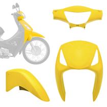 Kit Carenagem 3 Peças Pro Tork Moto Honda Biz 125 2006 a 2010 Substituição Alta Resistência