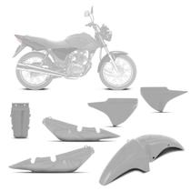 Kit Carenagem 3 Peças Pro Tork Moto Honda Titan 150 2004 a 2008 Substituição Alta Resistência
