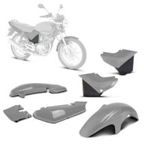 Kit Carenagem 3 Peças Pro Tork Moto Yamaha YBR 125 2000 a 2008 Substituição Alta Resistência