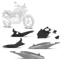 Kit Carenagem 3 Rabetas Cromo Forte Cb 300r 2010 2011 2012