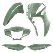 Kit Carenagem 4 Peças Cromo Forte Moto Honda Biz 125 2011 2012 2013 Substituição Alta Resistência