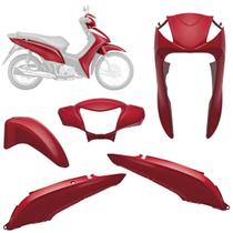 Kit Carenagem 4 Peças Pro Tork Moto Honda Biz 125 2011 2012 2013 Substituição Alta Resistência