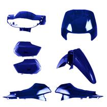 Kit Carenagem 5 Peças Cromo Forte Moto Honda Biz 100 1998 1999 2000 2001 2002 2003 2004 2005 Substituição Alta Resistência
