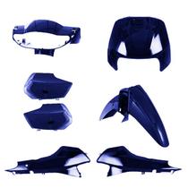 Kit Carenagem 5 Peças Cromo Forte Moto Honda Biz 100 1998 1999 2000 2001 2002 2003 2004 2005 Substituição Alta Resistência