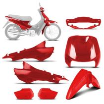 Kit Carenagem 5 Peças Pro Tork Moto Honda Biz 100 1998 a 2005 Substituição Alta Resistência