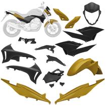 Kit Carenagem 9 Peças Moto Honda Cb 300r Ano 2010 2011 2012
