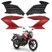 Kit carenagem aba aleta complemento fazer 150 vermelho fosco 2022