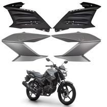 Kit carenagem aleta aba complemento fazer 150 cinza fosco 2020 2021 Kit carenagem aleta aba complemento fazer 150 cinza fosco 2020 2021