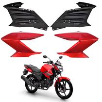 Kit carenagem aleta aba complemento fazer 150 vermelho brilho 2024 Kit carenagem aleta aba complemento fazer 150 vermelho brilho 2024