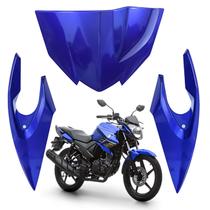 Kit carenagem bananinha farol superior fazer 150 azul 2016 2017 2018 2020 2021 2022