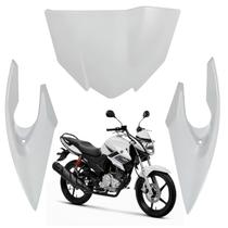 Kit carenagem bananinha farol superior fazer 150 branco 2014 2015 2016 2017