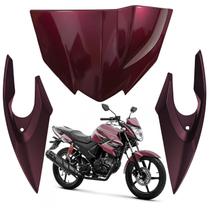 Kit carenagem bananinha farol superior fazer 150 magenta 2016 2017 2018