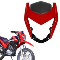 Kit carenagem capa farol carcaça roupa mascara honda nxr bros 160 vermelho 2016 2019 Kit carenagem capa farol carcaça roupa mascara honda nxr bros 160 vermelho 2016 2019