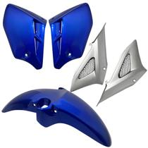 Kit Carenagem Cbx250 Twister 2001 A 2008 Paralama Tampa Lateral Prata Aba Tanque Cores