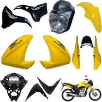 Kit Carenagem Cg Fan 125 Modelo 2014 / 2015 Completo Modelo Gasolina Kit Carenagem Cg Fan 125 Modelo 2014 / 2015 Completo Modelo Gasolina