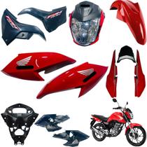 Kit Carenagem Cg Fan 160 Modelo 2022 / 2024 Completo