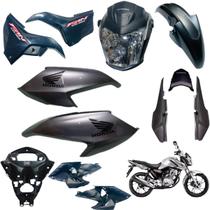 Kit Carenagem Cg Fan 160 Modelo 2022 / 2024 Completo Kit Carenagem Cg Fan 160 Modelo 2022 / 2024 Completo