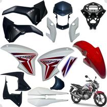Kit Carenagem Cg Titan 150 Modelo 2014 / 2015 Completo Já Adesivado Kit Carenagem Cg Titan 150 Modelo 2014 / 2015 Completo Já Adesivado