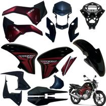 Kit Carenagem Cg Titan 150 Modelo 2014 / 2015 Completo Já Adesivado
