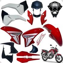 Kit Carenagem Cg Titan 150 Modelo 2014 / 2015 Completo Já Adesivado Kit Carenagem Cg Titan 150 Modelo 2014 / 2015 Completo Já Adesivado