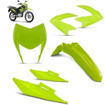 Kit Carenagem Completa NXR 150 Bros 2013 Verde Citrus Kit Carenagem Completa NXR 150 Bros 2013 Verde Citrus