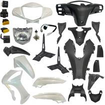 Kit Carenagem Completa Shineray Jet 50 2012 até 2020 Kit Carenagem Completa Shineray Jet 50 2012 até 2020