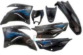 Kit carenagem completo 7 peças Yamaha xtz lander 250 preto 2008