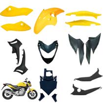 Kit Carenagem Completo Honda Cb300r Amarelo Topazio 2013 Kit Carenagem Completo Honda Cb300r Amarelo Topazio 2013